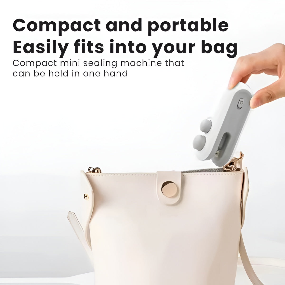 FreshLock™-Portable Mini Sealer | No Preheating Needed | Airtight Seal