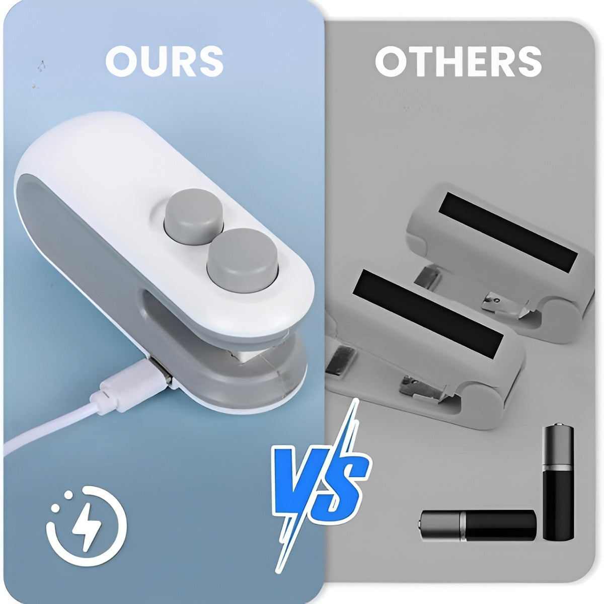 FreshLock™-Portable Mini Sealer | No Preheating Needed | Airtight Seal